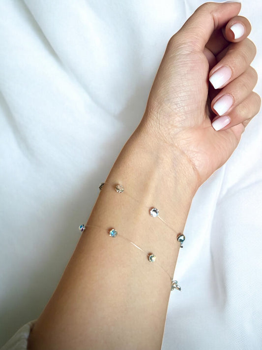 Гривна за ръка Aura с камъни Swarovski